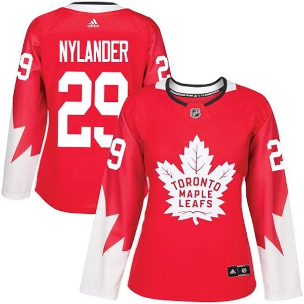 Damen Toronto Maple Leafs Trikot William Nylander 29 Rot Alternate Authentic Alternate